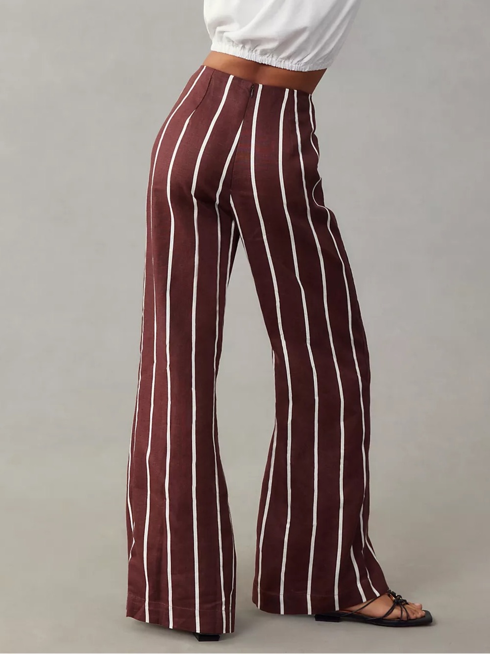 Anthropologie Faithfull La Plage De Mau Linen Pants medium - Picture 3 of 16